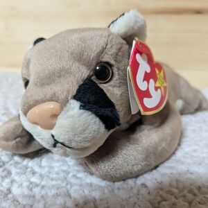 Wild Cat, Canyon, Ty Beanie Baby collectible plush toy animal